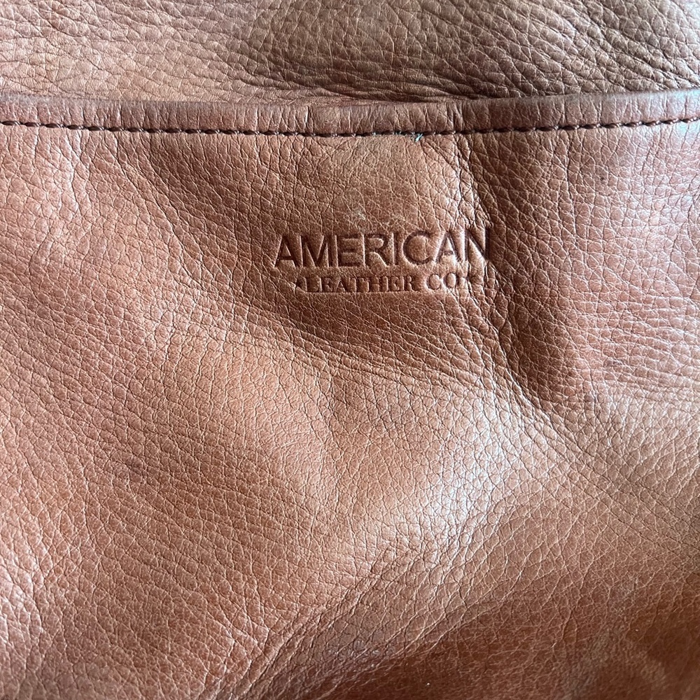 American Leather Co Tan Shoulder Bag View 5